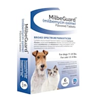 MilbeGuard Flavor Tabs 11 to 25 lb dog