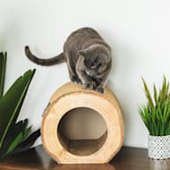 Pudincoco Stylish CatS Tree Protector de Muebles Mascotas Scratcher Rascarse Diversión Puesto de Juguetes Centro de Actividades Interior Muebles para el hogar Casa de Mascotas 