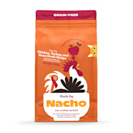 Made by Nacho Dry Cat Food 2 High Protein 4 LBS Total Duck & Quail Recipe or Sustainably-Caught Salmon Cage-Free Chicken Whitefish & Pumpkin Recipe 2 LB Bags 