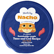 Made by Nacho Grain-Free Sustainably Caught Diced Tuna & Cod Recipe with Bone Broth Cat Food