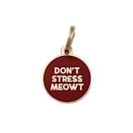 Two Tails Pet Company Don't Stress Meowt Pet ID Tag