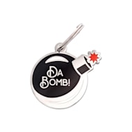 Two Tails Pet Company Da Bomb! Pet ID Tag