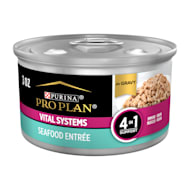 Purina Pro Plan Specialized Vital Systems Seafood Entree in Gravy 4-in-1 Support Wet Cat Food