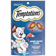 Temptations Classic Savory Salmon Flavor Crunchy and Soft Cat Treats