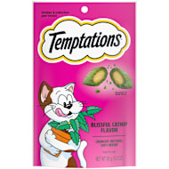 Temptations Classic Blissful Catnip Flavor Crunchy and Soft Cat Treats