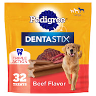 Pedigree Dentastix Beef Flavor Large Dog Treats
