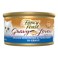 Purina Fancy Feast Gravy Lovers Ocean Whitefish and Tuna Feast Grilled Gourmet in Wet Cat Food Gravy