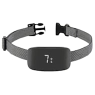 Pet Life Black Evolution LED 7-Level Vibration and Sound Smart Anti-Bark Dog Collar