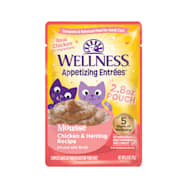 Wellness Appetizing Entrees Mousse Chicken & Herring Wet Cat Food