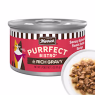 Merrick Purrfect Bistro Savory Salmon and Sweet Potato Recipe in Gravy, High Protein Adult Natural Wet Cat Food