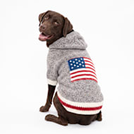 Reddy American Flag Hooded Pet Sweater