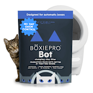 Boxiecat 40+ Day Odor Control, Automatic Litter Boxes Pro Bot Probiotic Clay for Cats