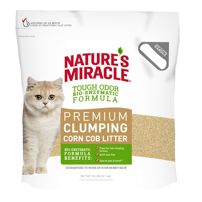 UPC 018065053183 product image for Nature's Miracle Premium Clumping Corn Cob Litter, 18 lbs. | upcitemdb.com