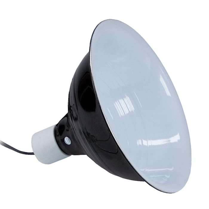 Zilla Black Reflector Dome Lamp