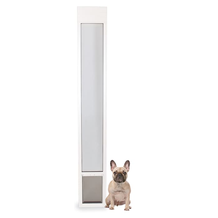 PetSafe Sliding Glass Pet Door for Dogs and Cats  81 in  Large-Tall  White