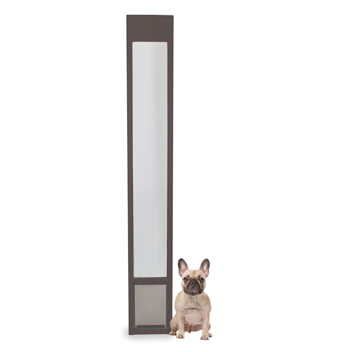 PetSafe Sliding Glass Pet Door for Dogs and Cats  81 in  Medium  Bronze