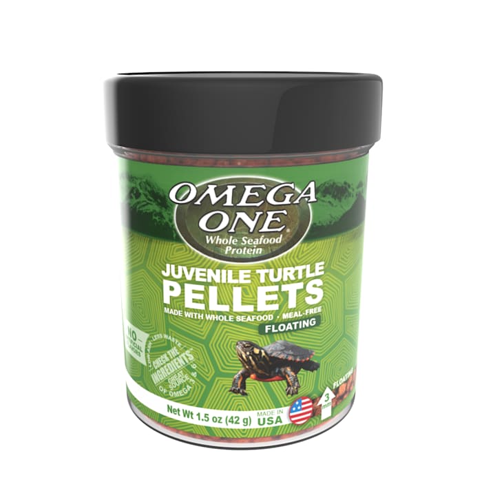 UPC 698220022140 product image for Omega One Natural Protein Formula Juvenile Turtle Pellets, 1.5 oz. | upcitemdb.com