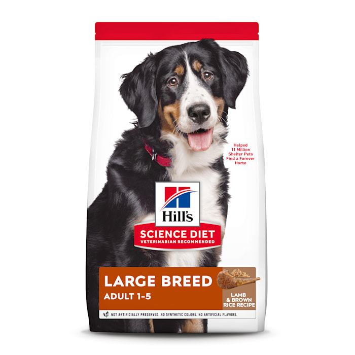 Photos - Dog Food Hills Hill's Hill's Science Diet Adult Large Breed Lamb Meal & Brown Rice Recipe 