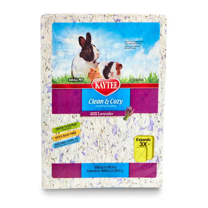 Kaytee Clean & Cozy Lavender Small Animal Pet Bedding 49.2 Liters ((4 Pack))