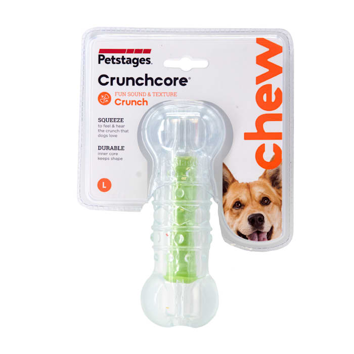 Petstages Large Crunchcore Bone Dog Toy, Large, Green -  266