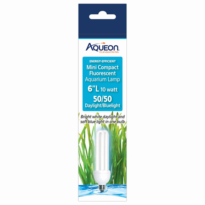 UPC 015905402200 product image for Aqueon 50/50 10 Watts Mini Compact Fluorescent Bulb, 6