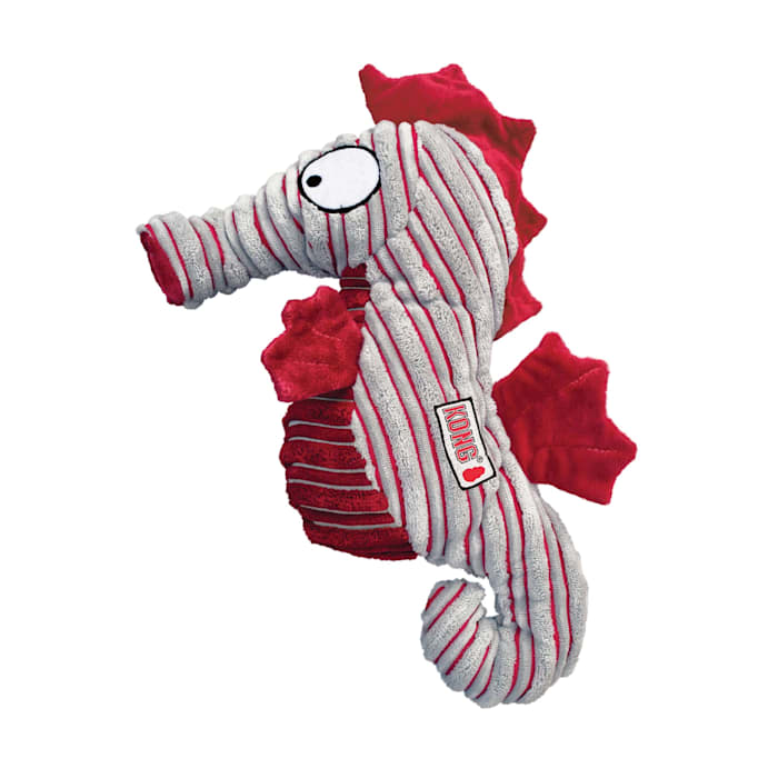 KONG Cuteseas Seahorse Dog Toy  Multi  Small