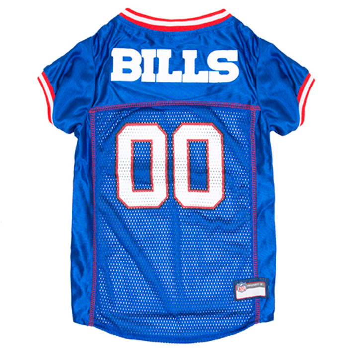 Pets First NFL AFC East Mesh Jersey For Dogs, X-Small, Buffalo Bills, Multi-Color -  BUF-4006-XS
