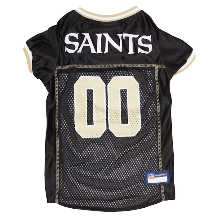 Pets First New Orleans Saints NFL Mesh Pet Jersey, X-Small, Multi-Color -  NOS-4006-XS