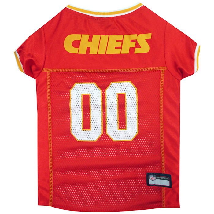 Pets First Kansas City Chiefs NFL Mesh Pet Jersey, Medium, Multi-Color -  KCC-4006-MD