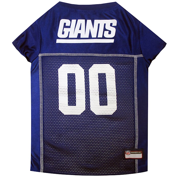 Pets First New York Giants NFL Mesh Jersey, Small, Blue -  NYG-4006-SM