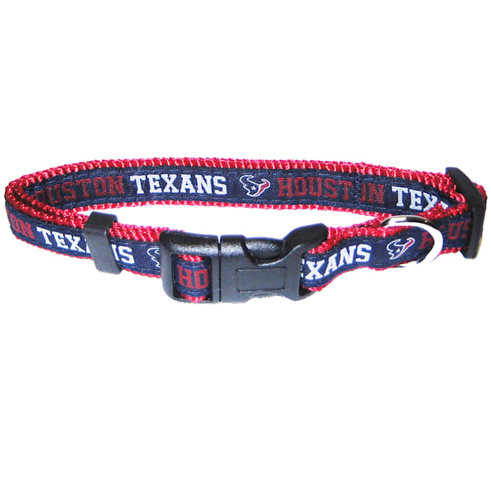 Pets First Houston Texans NFl Dog Collar, Small, Multi-Color / Multi-Color -  HOU-3036-SM
