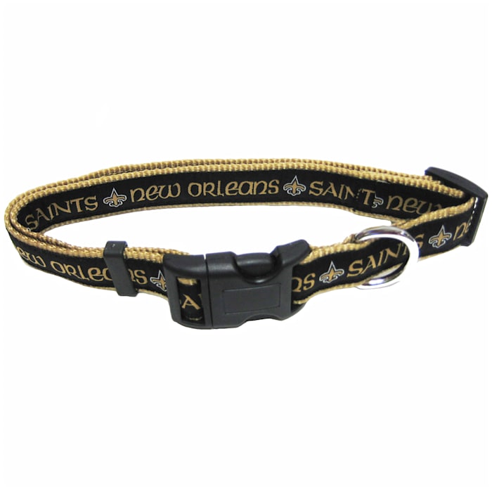 Pets First New Orleans Saints NFL Dog Collar, Small, Multi-Color / Multi-Color -  NOS-3036-SM