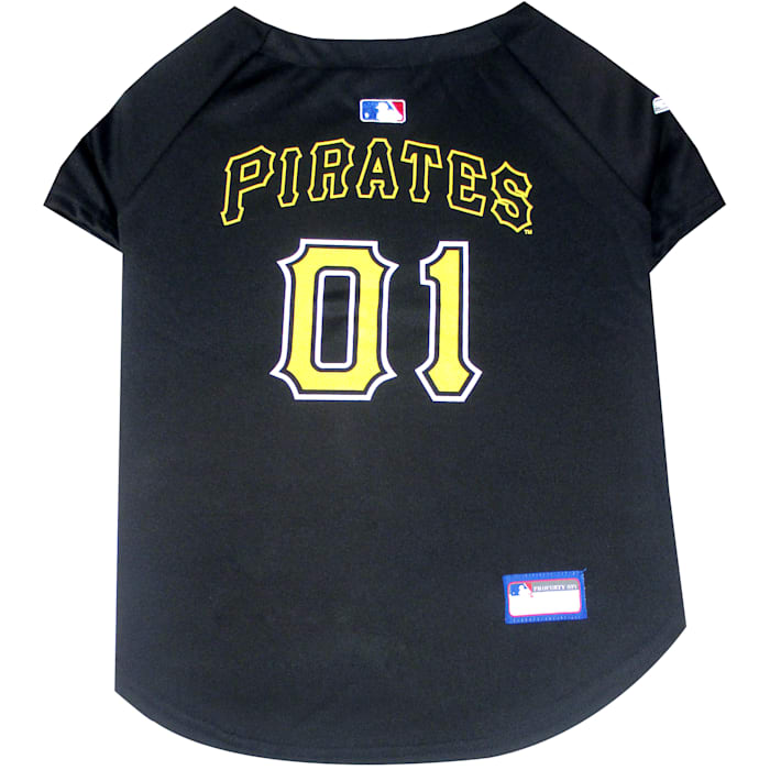 Pets First MLB National League Central Jersey for Dogs, Small, Pittsburgh Pirates, Multi-Color -  PIR-4006-SM