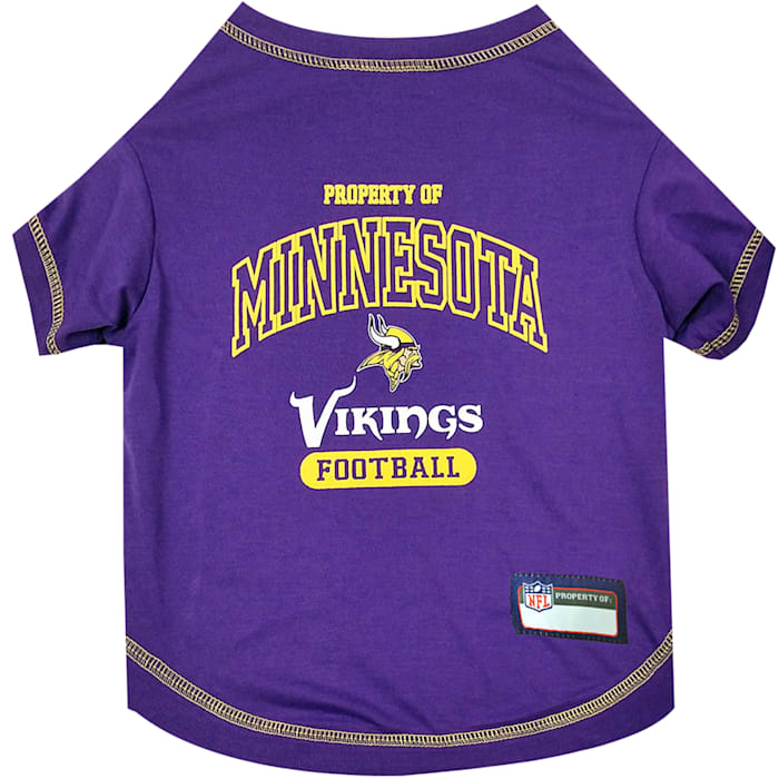 Pets First Minnesota Vikings T-Shirt, X-Small, Multi-Color -  MIN-4014-XS