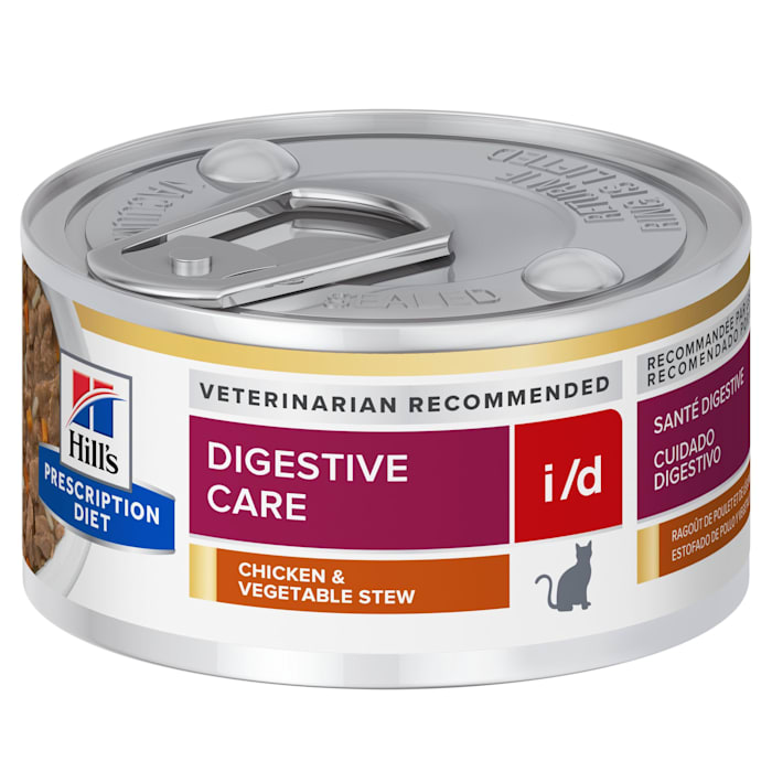 Hill's Prescription Diet i/d Digestive Care Chicken & Vegetable Stew Canned Cat Food, 2.9 oz., Case of 24, 24 X 2.9 OZ -  3392CS