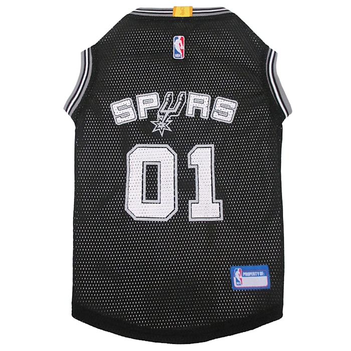 Pets First NBA Western Conference Mesh Jersey for Dogs, X-Large, San Antonio Spurs, Black -  SPU-4047-XL
