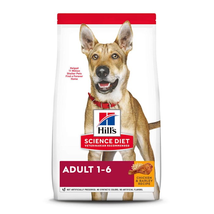 Photos - Dog Food Hills Hill's Hill's Science Diet Adult Chicken & Barley Recipe Dry , 35 