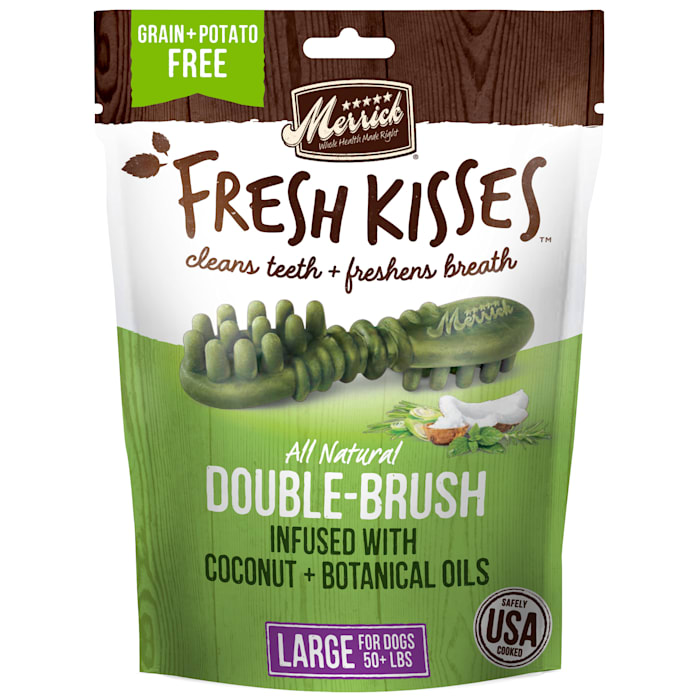 Photos - Dog Cosmetic Merrick Fresh Kisses Coconut Plus Botanical Oils Recipe Dental Dog 