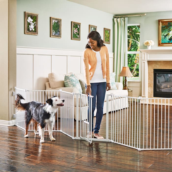 EveryYay In The Zone Steel Pet Gate & Play Pen, 144" W X 28" H