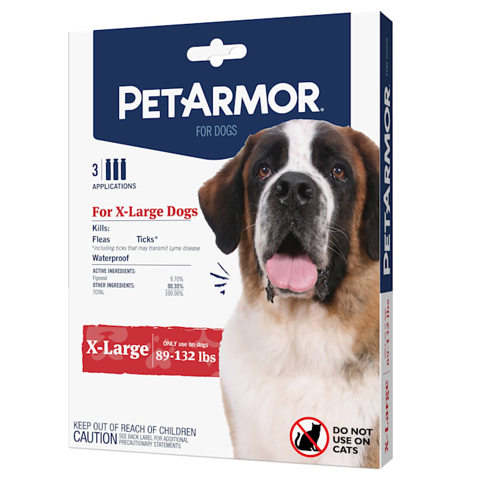 PetArmor Flea & Tick Squeeze-On Dog 89-132 lbs, 2 Packs of 3, 6 CT -  78747