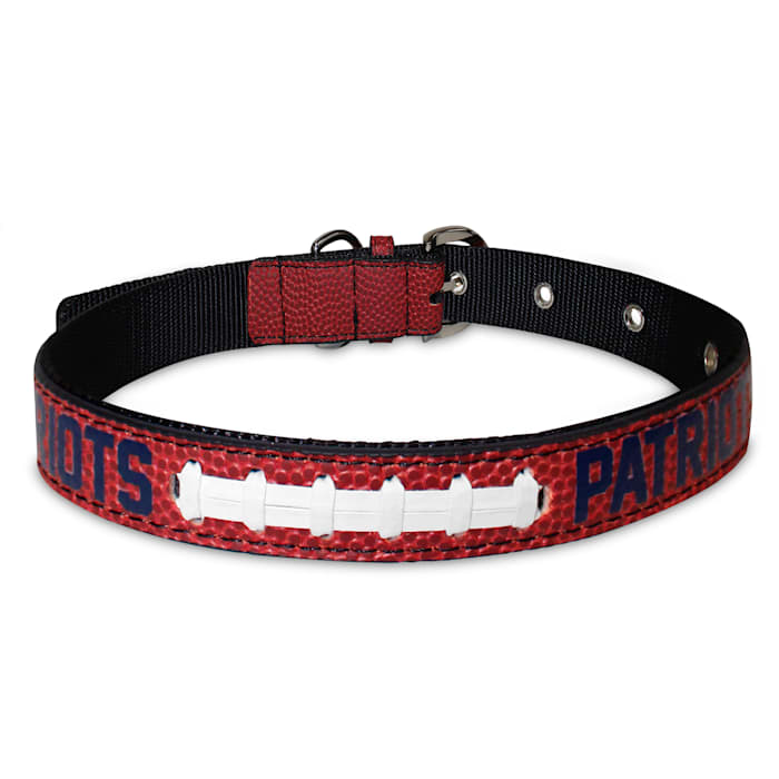 Pets First New England Patriots Signature Pro Dog Collar, Small, Brown -  NEP-3081-SM