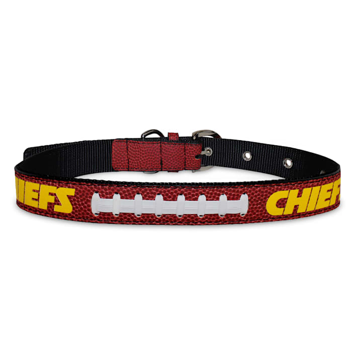 Pets First Kansas City Chiefs Signature Pro Dog Collar, Medium, Brown -  KCC-3081-MD