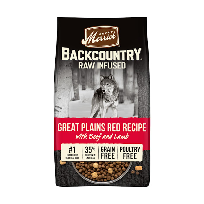 Photos - Dog Food Merrick Backcountry Freeze Dried Raw Infused Grain Free Great Plai 