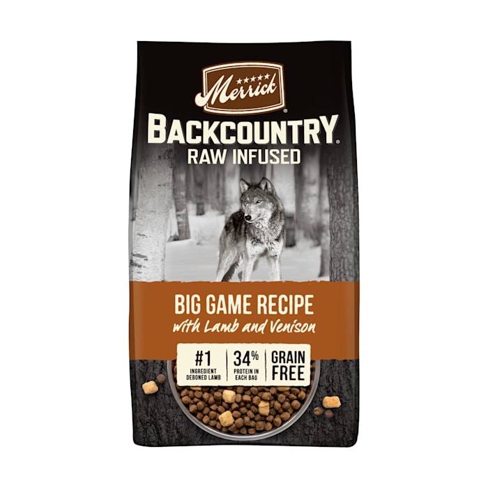 Photos - Dog Food Merrick Backcountry Raw Infused Grain Free Big Game Recipe Freeze 