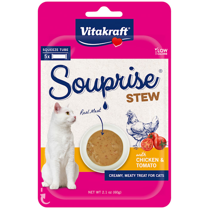 VitaKraft Souprise Stew Lickable Cat Treat Chicken and Tomato