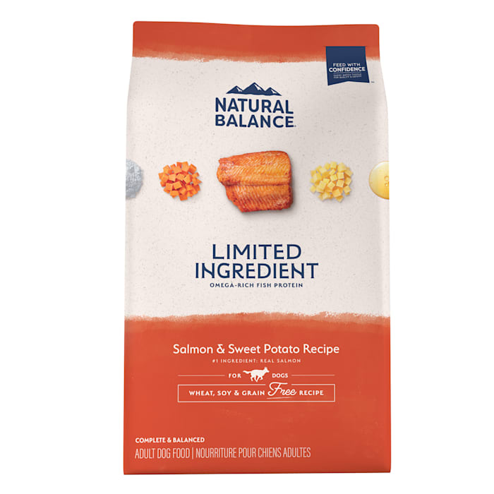 Natural Balance L.I.D. Limited Ingredient Diets Salmon & Sweet Potato Formula Dry Dog Food  24 Pounds