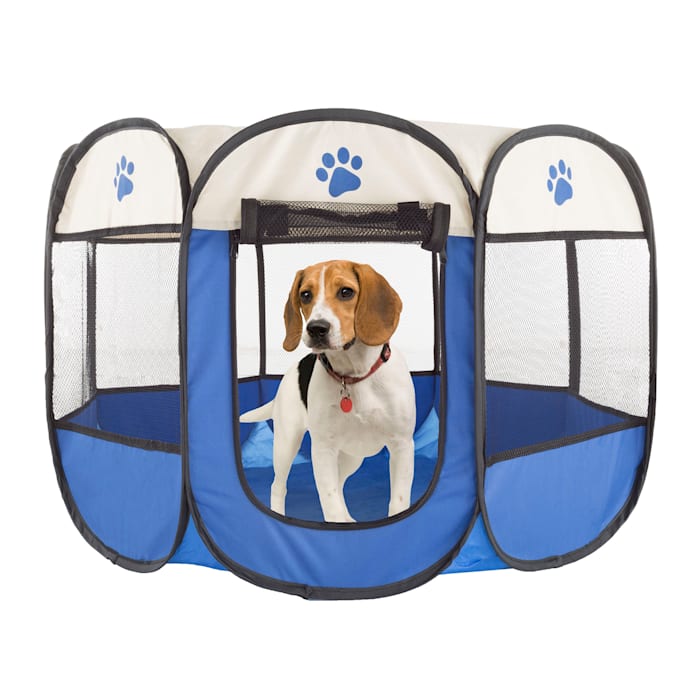 Photos - Pet Carrier / Crate no brand PETMAKER PETMAKER Pet Playpen with Carrying Case for Indoor/Outdoor Use, 3 