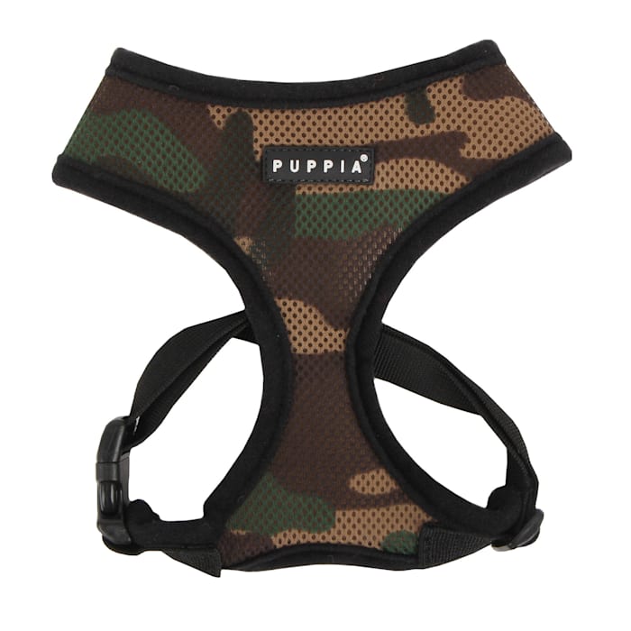EAN 8806311142444 product image for Puppia Camo Soft Dog Harness, Small, Green | upcitemdb.com