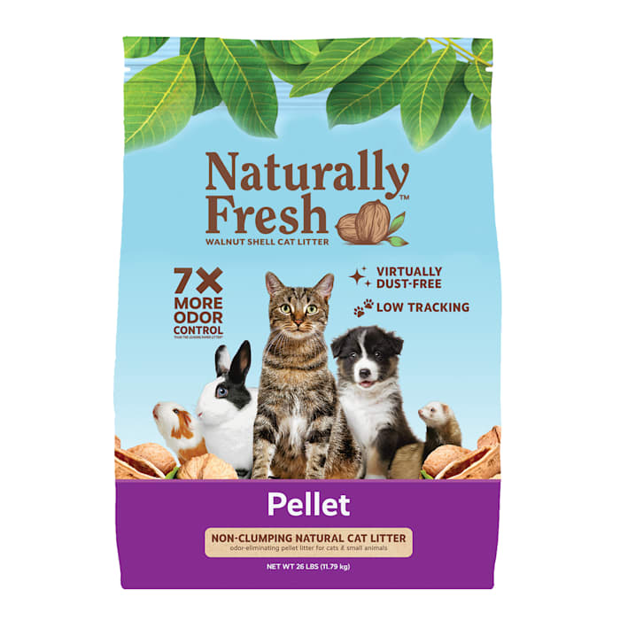 Naturally Fresh Walnut-Based Pellet Non-Clumping Cat Litter 26 lb. bag