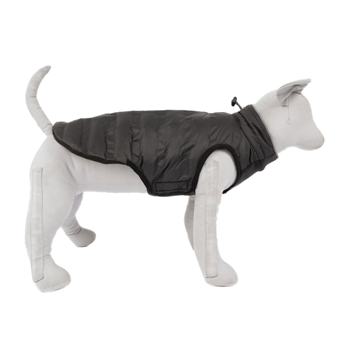 KONG Black Parachute Puffer Dog Jacket, Large -  80040327